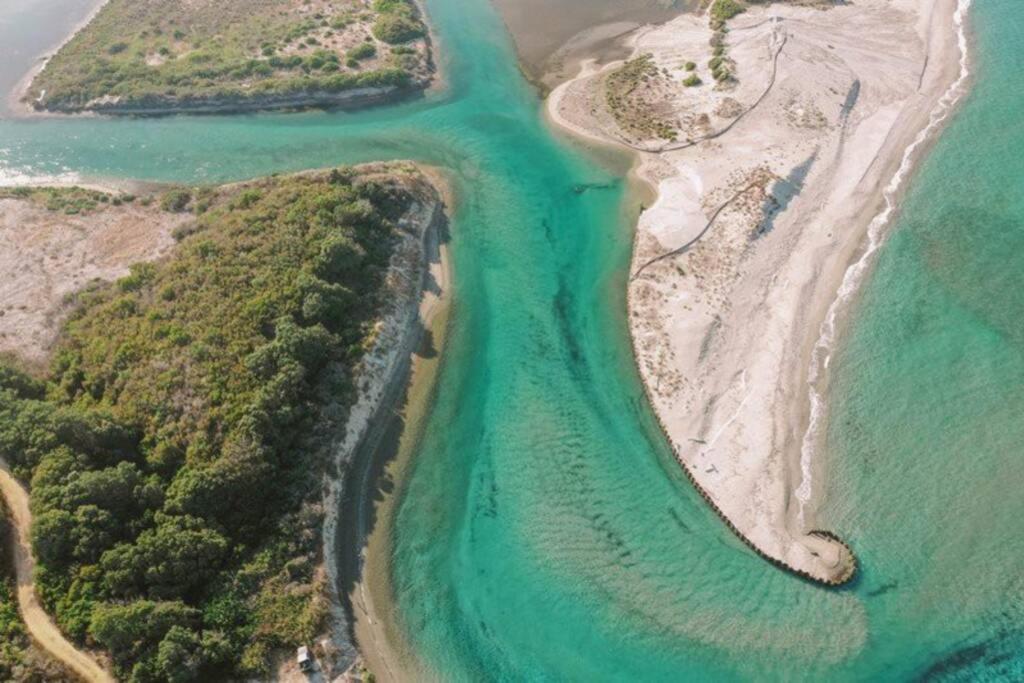 Marine De Bravone T2 Terrasse Front De Mer - Plage Pieds Dans L'Eau - Clim - Piscine - Wifi Linguizzetta Esterno foto