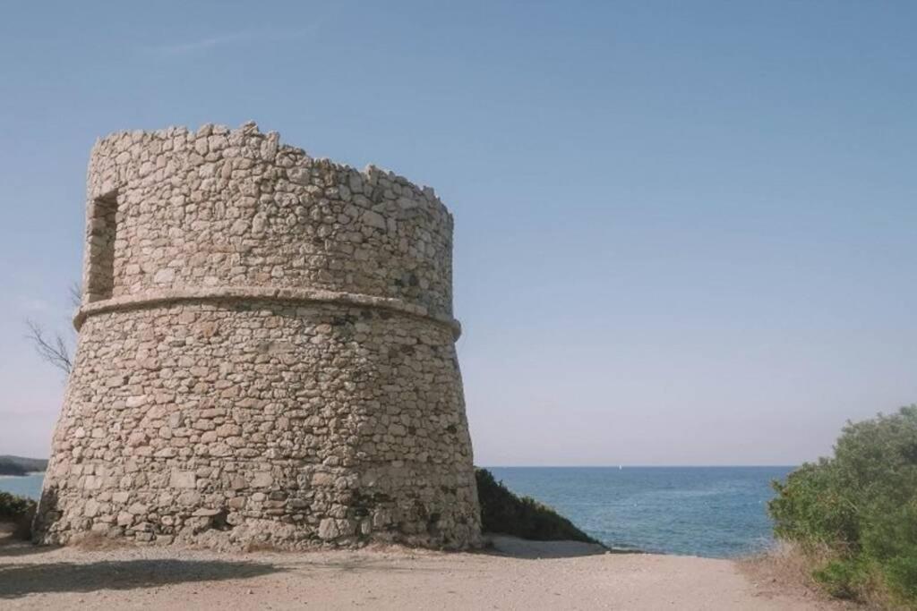 Marine De Bravone T2 Terrasse Front De Mer - Plage Pieds Dans L'Eau - Clim - Piscine - Wifi Linguizzetta Esterno foto